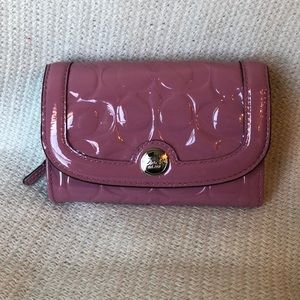 Purple Coach Wallet